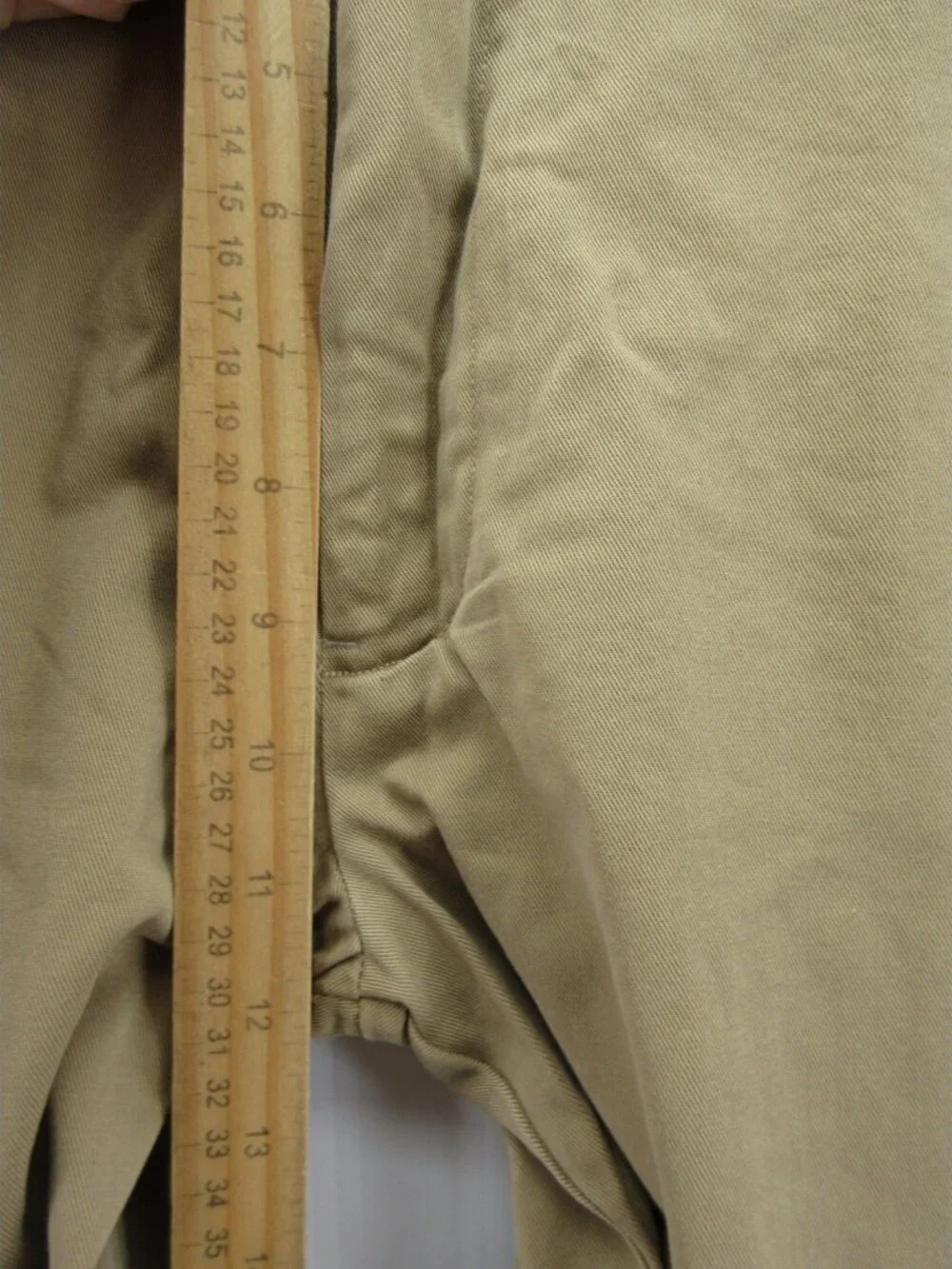Polo Ralph Lauren Pants 44X32 Big Tan Chino Classic Fit Trousers Pony
